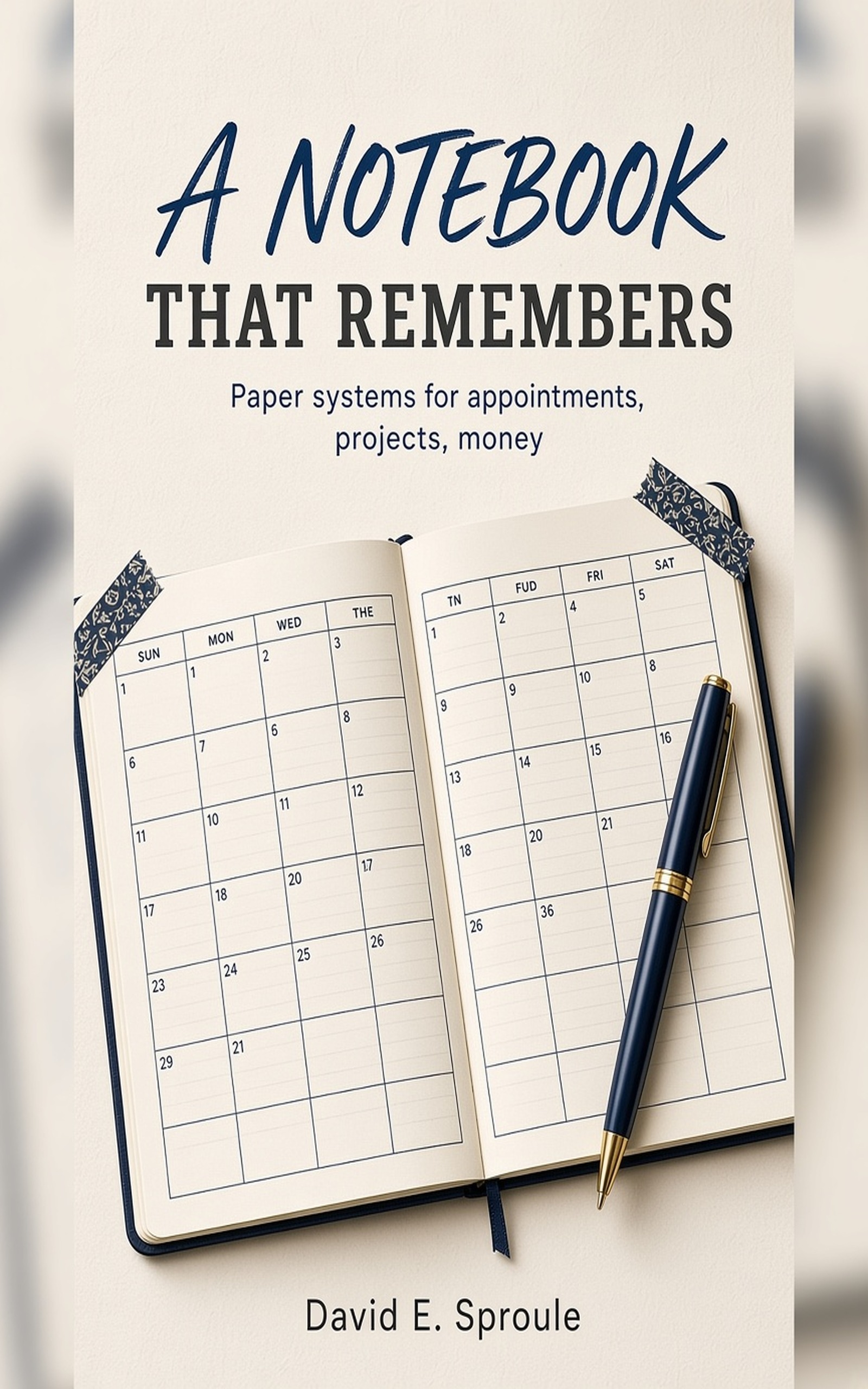 Cover for A Notebook That Remembers