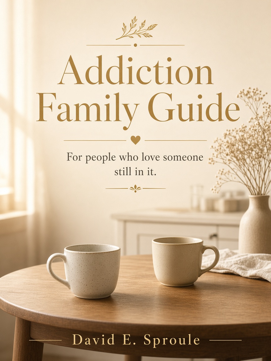 Cover concept for Addiction Family Guide