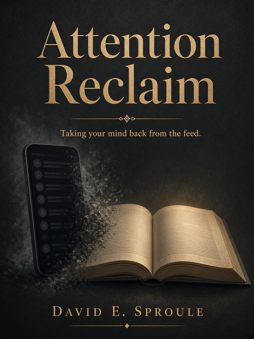 Cover concept for Attention Reclaim