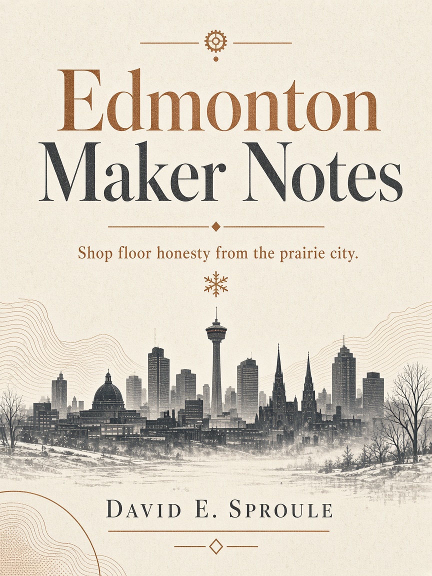 Cover concept for Edmonton Maker Notes
