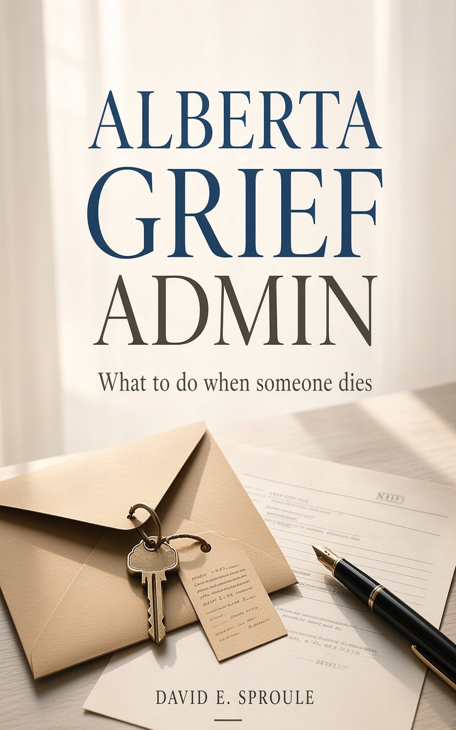 Cover for Grief Admin Alberta