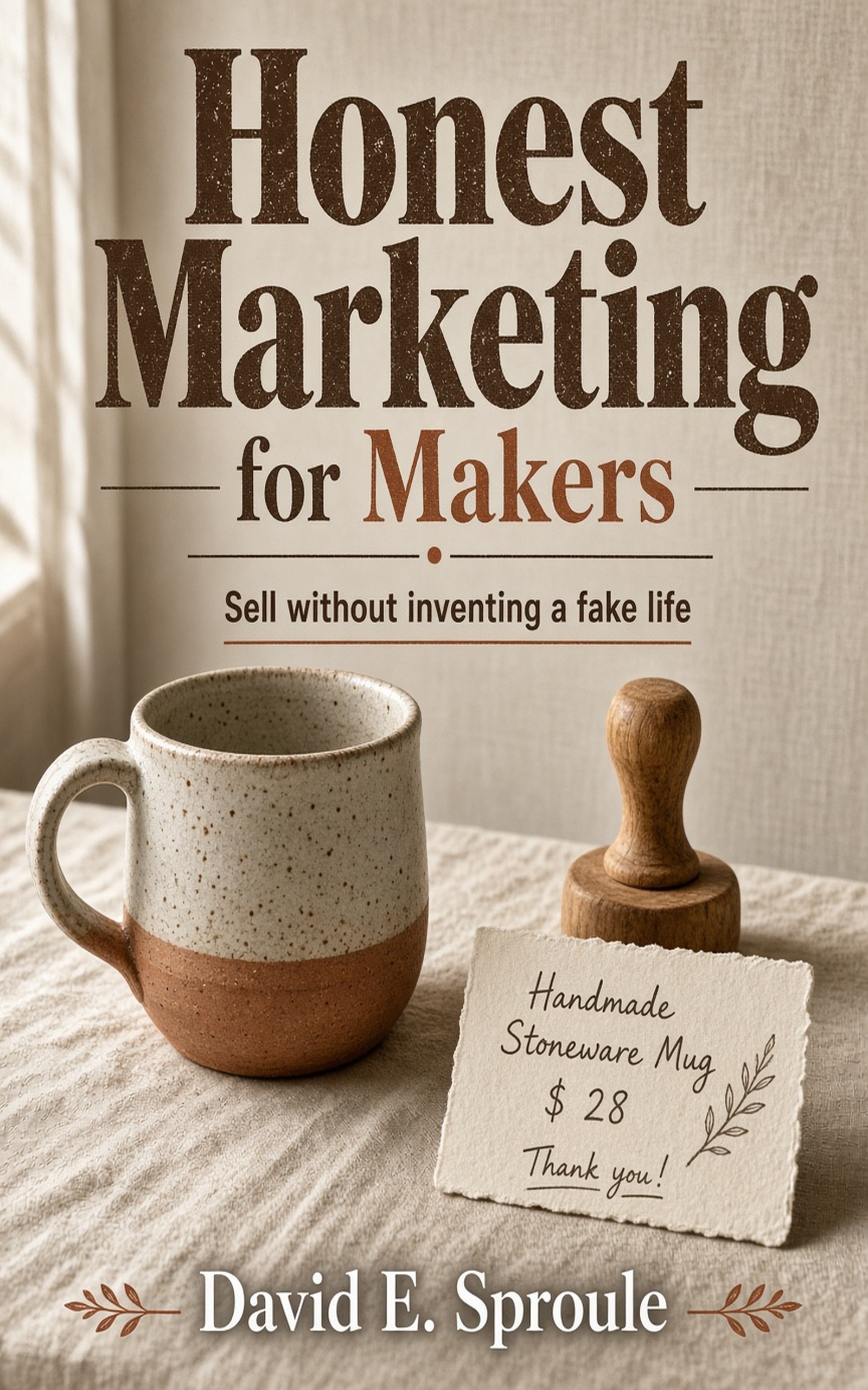 Cover for Honest Marketing for Makers
