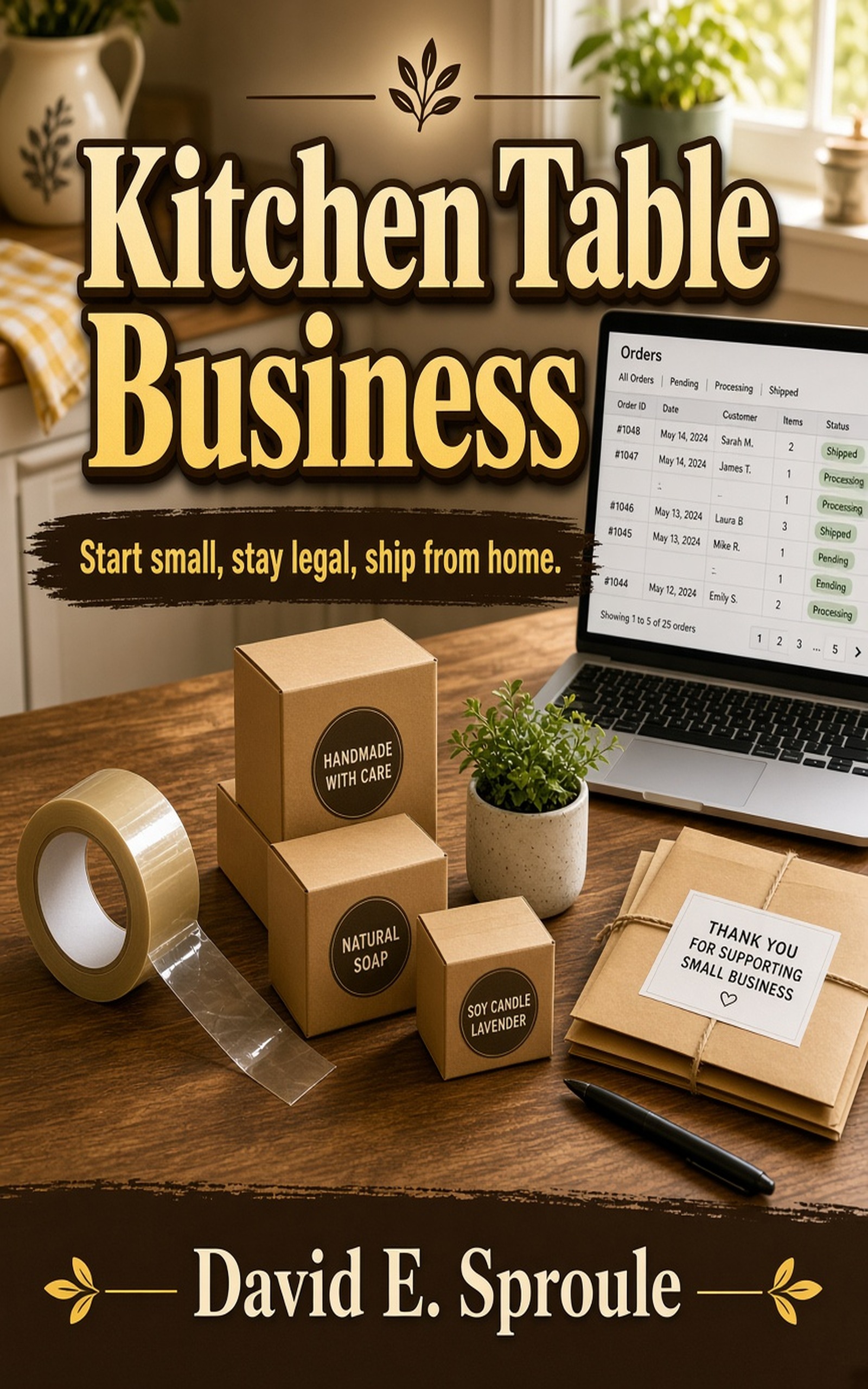 Cover for Kitchen Table Business