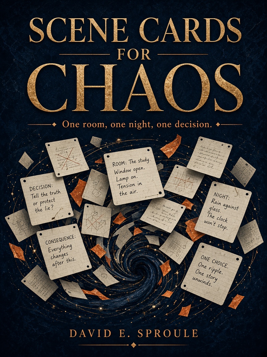 Cover concept for Scene Cards for Chaos