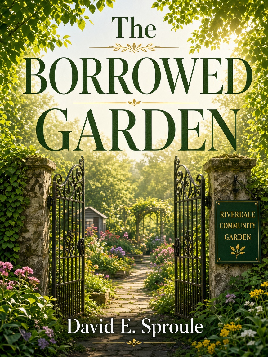 Cover concept for The Borrowed Garden