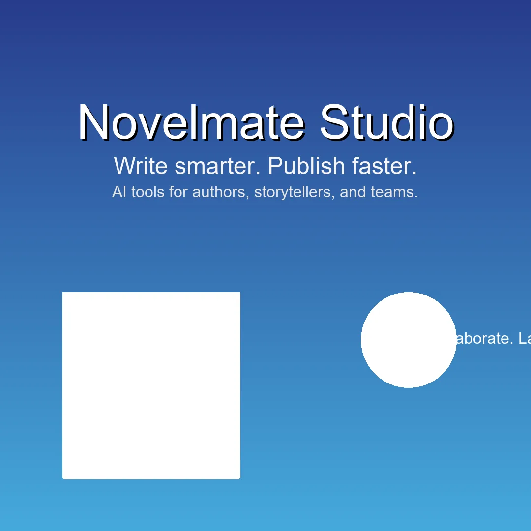 Novelmate promo square