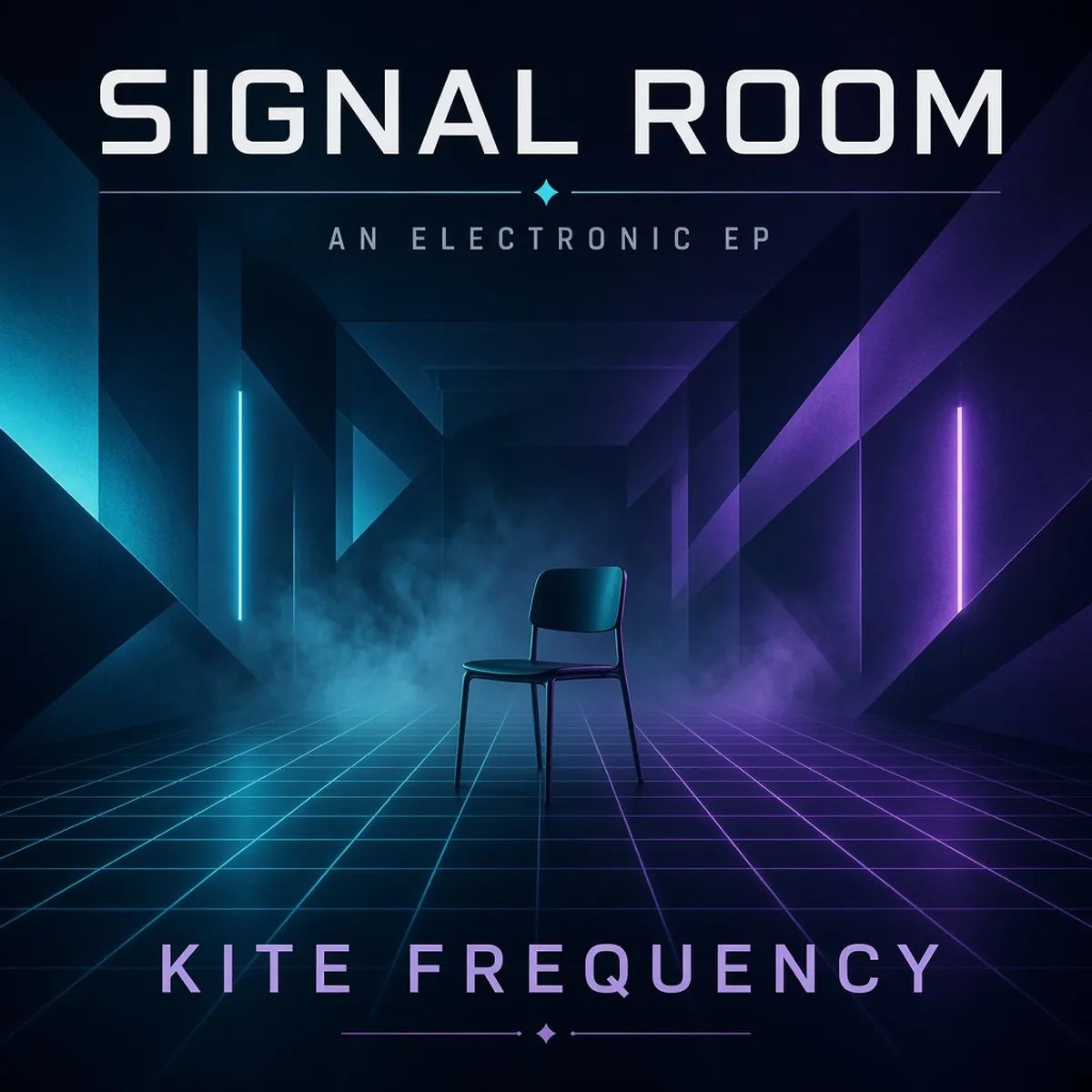 Demo album cover Signal Room geometric