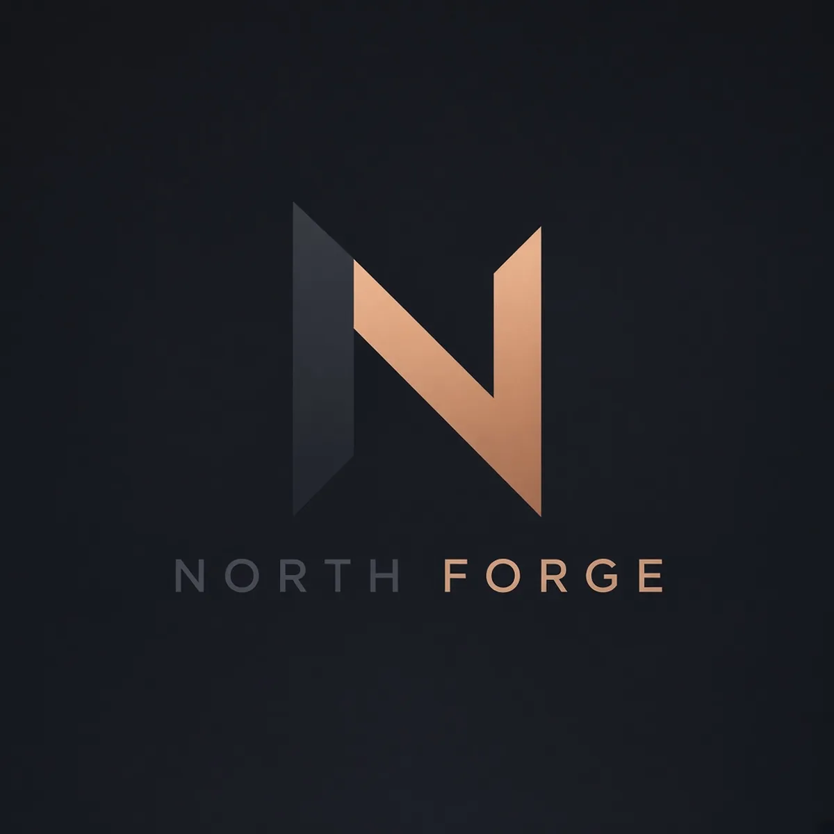 Demo logo mark North Forge
